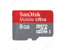 SanDisk Mobile Ultra microSDHC UHS-I Class 6 8GB + Adapter